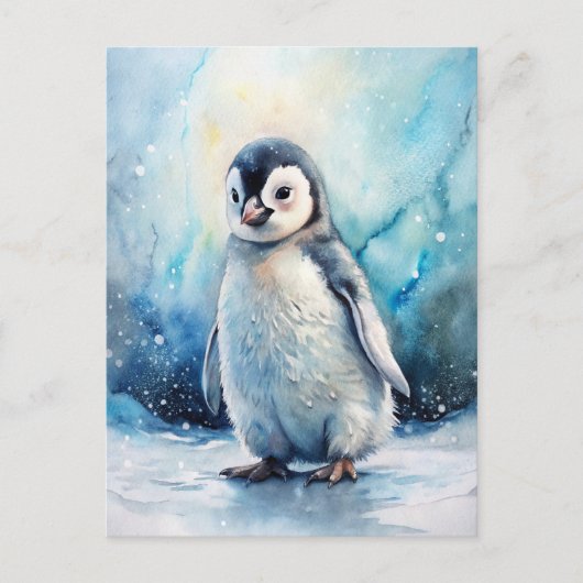 Cute Penguin Briefkaart (Voorkant)
