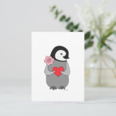 Cute Penguin Briefkaart Penguin I Love you Briefka (Staand voorkant)