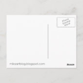 Cute Penguin Briefkaart Penguin I Love you Briefka (Achterkant)