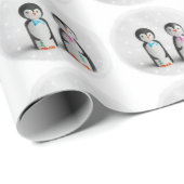 Cute Penguin Cadeaupapier (Rol Hoek)