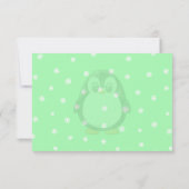 Cute Penguin Cartoon Blank Custom Christmas Winter Notitiekaartje (Achterkant)