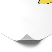 Cute Penguin Cartoon. Poster (Hoek)