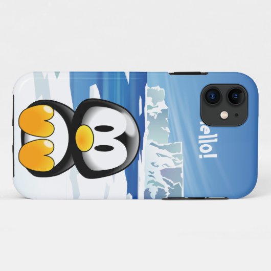 Cute Penguin Case-Mate iPhone Case (Achterkant (horizontaal))