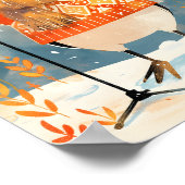 Cute Penguin Christmas Animal Nursery Art Print  (Hoek)