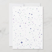 Cute Penguin & Christmas Tree Flat Holiday Card Kaart (Achterkant)