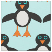 Cute Penguin Craft Fabric Stof (Close Up)