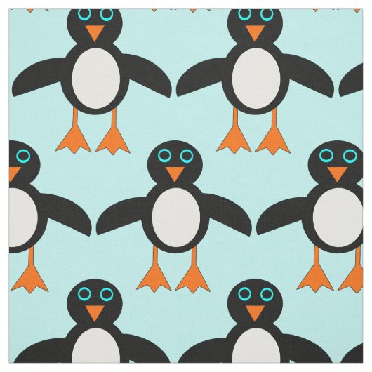 Cute Penguin Craft Fabric Stof (Swatch)