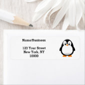 Cute Penguin Custom Etiket (Insitu)