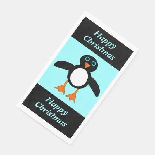 Cute Penguin Custom Servet (Hoek)