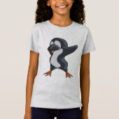 Cute Penguin Dabber Dance T-Shirt (Voorkant)