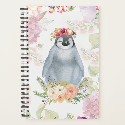 Cute Penguin Daughter Birthday Gift, Love Penguin Planner (Voorkant)