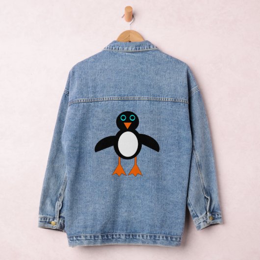 Cute Penguin Denim Jacket (Hangar)
