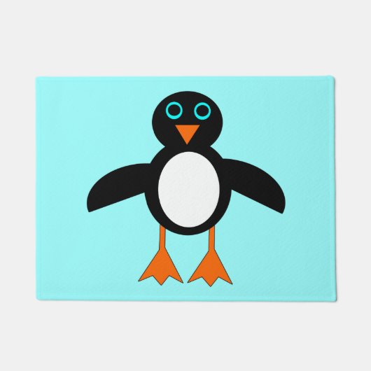 Cute Penguin-deur Deurmat (Voorkant)