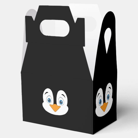 Cute Penguin Face Bedankdoosjes (Geopend)