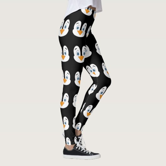 Cute Penguin Face Leggings (Rechts)