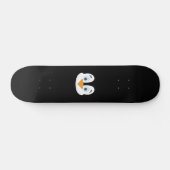 Cute Penguin Face Persoonlijk Skateboard (Horizontaal)