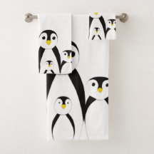 Cute Penguin Family