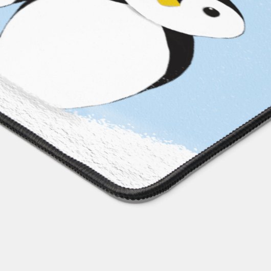 Cute Penguin Family Bureaumat (Hoek)