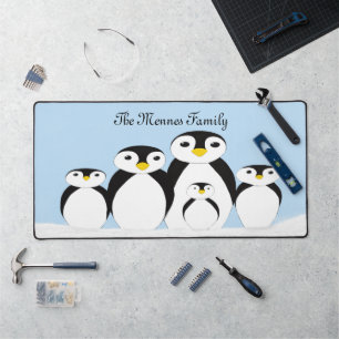 Cute Penguin Family Bureaumat