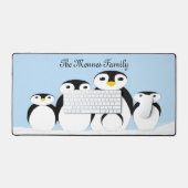 Cute Penguin Family Bureaumat (Keyboard & Muis)