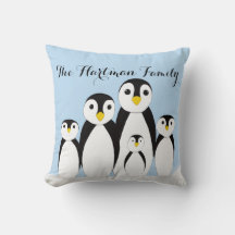 Cute Penguin Family