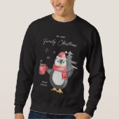 Cute Penguin Family Matching met kerstvader Trui (Voorkant)