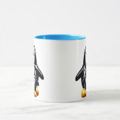 Cute Penguin Family Mok (Midden)