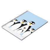 Cute Penguin Family Notitieboek (Linkerzijde)