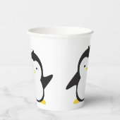 Cute Penguin Family Papieren Bekers (Rechts)