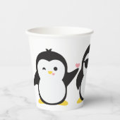Cute Penguin Family Papieren Bekers (Voorkant)