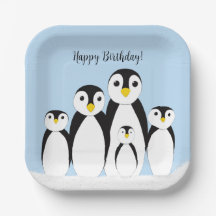 Cute Penguin Family