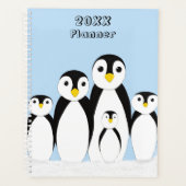 Cute Penguin Family Planner (Voorkant)