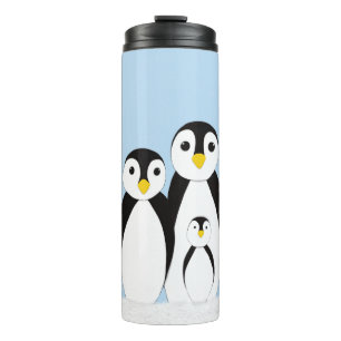 Cute Penguin Family Thermosbeker