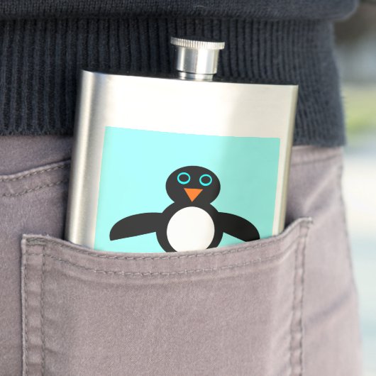 Cute Penguin Flasks Heupfles (Voorbeeld)