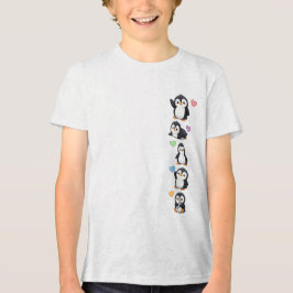 Cute Penguin Friends Kids T-Shirt — Schattige Ping