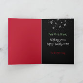 Cute Penguin Funny 2020 Wiskunde Problem Quote on Feestdagen Kaart (Binnen)