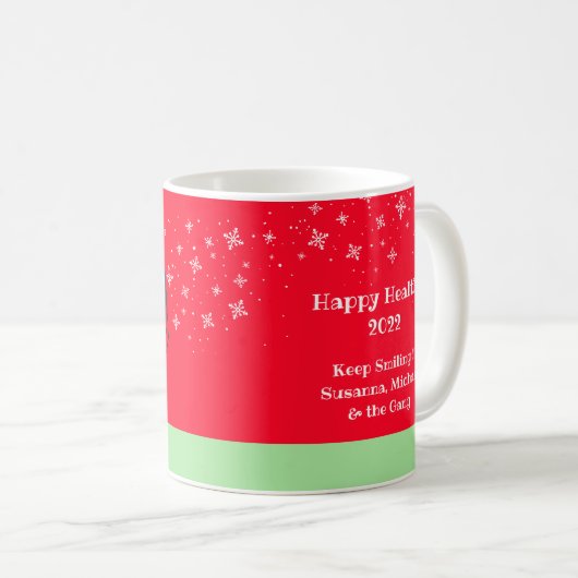 Cute Penguin Funny New Year Resolution Coffee Mok (Voorkant rechts)