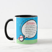 Cute Penguin Funny New Year Wiskunde Probleem Quot Mok (Links)