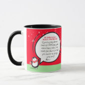 Cute Penguin Funny New Year Wiskunde Probleem Quot Mok (Links)