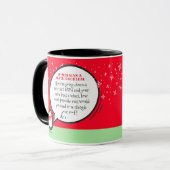 Cute Penguin Funny New Year Wiskunde Probleem Quot Mok (Voorkant links)