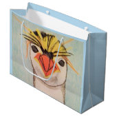 Cute Penguin Gift Bag Groot Cadeauzakje (Voorkant Gekanteld)