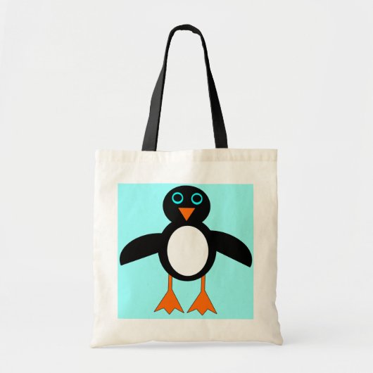 Cute Penguin Gift Bag Tote Bag (Voorkant)