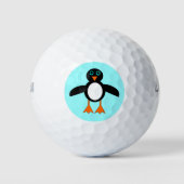 Cute Penguin Golf Ball Golfballen (Voorkant)