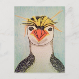 Cute Penguin Illustration Briefkaart