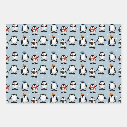 Cute Penguin  Inpakpapier Vel (Voorkant)