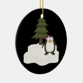 Cute Penguin Keramisch Ornament (Rechts)
