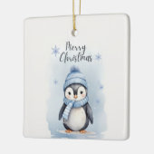Cute Penguin Keramisch Ornament (Links)
