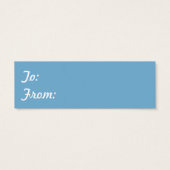 Cute Penguin-kerstcadeautassen Mini Visitekaartjes (Achterkant)