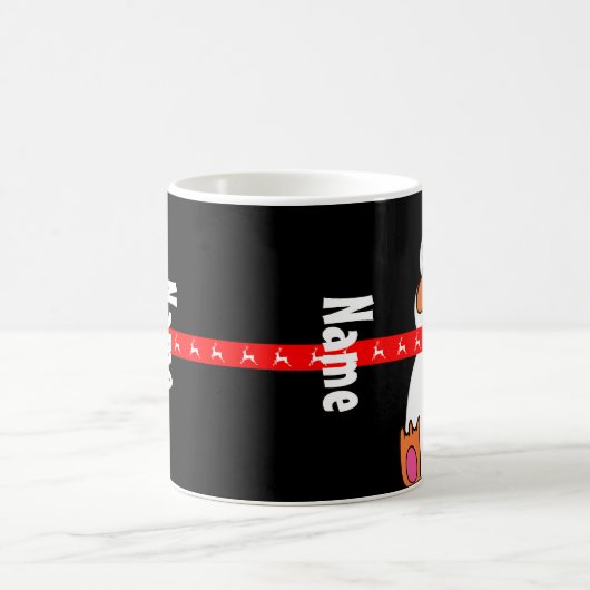 Cute Penguin Kerstvakantie Coffee Tea Mok (Center)