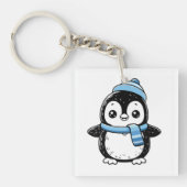 cute penguin Key Chains Sleutelhanger (voorkant)